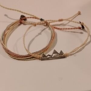 Pura Vida Multicolor Mountain Charm Bracelets